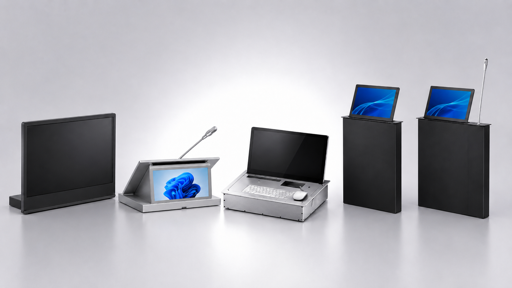 A range of integrated conference display systems